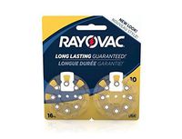Rayovac Size 10 Hearing Aid Batteries, 12 Pack