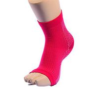Kingbridal Compression Socks Plantar Fasciitis Socks Premium Ankle Support Foot Compression Sleeve,Eases Swelling & Heel Spurs,Ankle Brace Support,Increases Circulation,Relieve Pain Fast Pink S/M