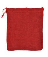 10" x 12" Red Jute Favor Bags - 10 Pack