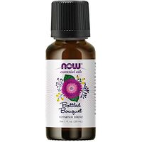 NOW Essential Oils, Bottled Bouquet Oil Blend, Floral Aromatherapy Scent, Blend of Pure Essential Oils, Vegan, Child Resistant Cap, 1-Ounce