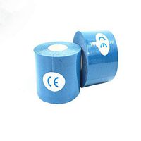 Waterproof Physio Elastic Kinesiology Therapeutic Sports Tape Muscle Pain Care for Pain Relief, Muscle and Joint Support (Blue)
