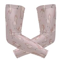 Men's UV Protection Arm Sleeve Cartoon-Unicorns Compression Arm Sleeve, Skin Protection Cooler Cycling Sleeves for Outdoor Activities to Cover Arms