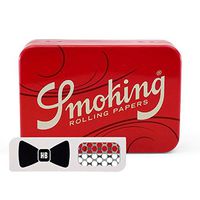 Smoking Brand Collectors Tin (Red) with Hippie Butler Grinder Card