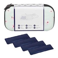 Insulin Cooler Travel Case - Insulated - 6mm EVA - 4 Ice Packs - Removable Organizer - Diabetic Supplies and Accessories - Medical Cooler Bag - Spacious Epipen Carrying
