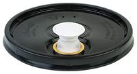 Hudson Exchange Lid with Spout and Gasket for 3.5, 5, 6, and 7 gal Buckets, HDPE, Black, 3 Pack