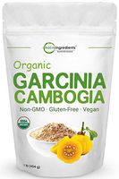Organic Garcinia Cambogia Weight Loss Powder, 1 Pound (454 Grams), Natural Appetite Suppressant and Fat Burn Supplements for Men and Women, No GMOs and Vegan Friendly