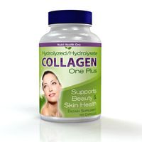 Collagen One Plus for Beauty and Skin Health, Nutrihealth One Hydrolyzed -120 capsules