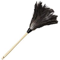 Professional Ostrich Feather Duster, 23", Black/Tan, 12/Case