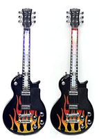 HHB Eclipse Large 6" Electric Bass Guitar Design Novelty Collectible Lighter With Working Lights, Assorted Designs, 1351-L