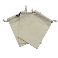 100% Cotton Environmental Gift wrap Bag Small Size 50pcs/lot (8x10cm, Flat String)