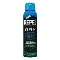 Repel Insect Repellent Family Dry, Aerosol, 4-Ounce, 6-Pack