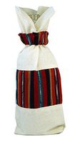 Handmade Guatemalan Wine Gift Bag - Autumn Hues