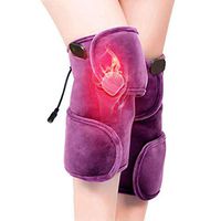 DONGBALA Electric Knee Pad, with Infrared Heat Massage Arthritis Pad Relief Knee Arthritis Pain Osteoarthritis Rheumatoid Multifunction for Knee Care Elderly Man and Woman,Purple