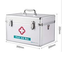 YJXJJD Family First Aid Kit Medicine Box Multi-Layer Medical Box Home Medical Treatment Doctor Box Aluminum Alloy