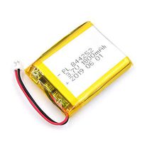 AKZYTUE 3.7V 1800mAh 844252 Lipo Battery Rechargeable Lithium Polymer ion Battery Pack with JST Connector
