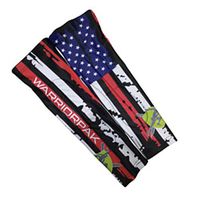 WARRIORPAK Patriot Padded ARM Compression Sleeves (Large)
