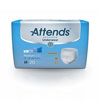 Attends Underwear Super Plus Absorbency - Medium 34" - 44" - - Pack of 20