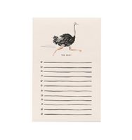 Rifle Paper Co. Ostrich To Do Notepad