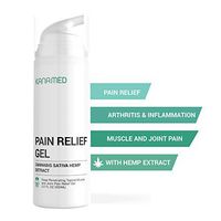 Kanamed I Hemp Pain Relief Gel I Hemp Extract Pain Relieving Cream - Hemp Muscle Rub with Menthol I Topical Use Hemp Oil Analgesic Gel for fast Arthritis Pain Relief and Muscle Aches - 3.3 oz (100 ml)
