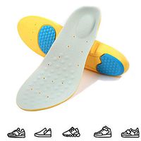 Arch Support Shoe Insoles, Tailored Anysize and Soft Deep Heel Cup Shoes Inserts,Foot Massage Soles for Men and Women Running, Daily Use,Flat Feet, Heel Spurs & Foot Pain,L