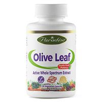 Paradise Herbs Olive Leaf Vegetarian Capsules, 120 Count