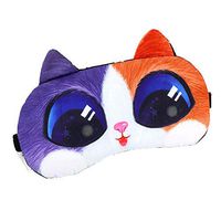Cat&Dog Cute Sleep Eye Mask 3D Cartoon Eye Mask Cute Animal Sleep Mask Funny Cat Pug Dog Shape Travel Sleeping Aid Mask Eye Protection Ice Eye Mask for Women Men
