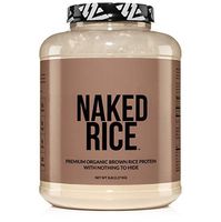 Naked Rice - Organic Brown Rice Protein Powder – Vegan Protein Powder - 5lb Bulk, GMO Free, Gluten Free & Soy Free. Plant-Based Protein, No Artificial Ingredients - 76 Servings