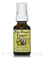 Flower Essence Services Healing Herbs Five-Flower Formula Spray, 1 Ounce