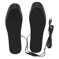 Heated Insoles,USB Heating Electric Powered Heating Shoes Insoles Rechargeable Heated Shoes for Men and Women,Waterproof and Washable(35-40/41-45)(35-40)