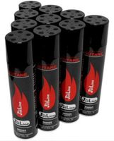 12 CANS Jetline Premium Butane 5 Times Refined 5x Filtered Refill 300ml 10oz