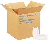 Pack of 72 Waterproof Tape. Self-Tearing Medical Tapes 1" x 10 yds. Non-sterile Adhesive Tapes for General Wound Care. Single use Rolls. Hypoallergenic, Latex-Free.