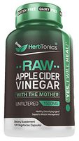 High Strength Raw Apple Cider Vinegar Capsules with Mother 1500mg Detox Support - Appetite Suppressant Keto Diet for Fat Burner Weight Loss Supplement (Packaging May Vary)