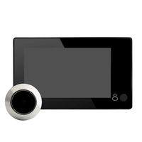 OUDIS CORPORATION Digital Peephole 4.3 inch Large Screen Monitor 145 Degree Home Security Wireless Peephole Camera