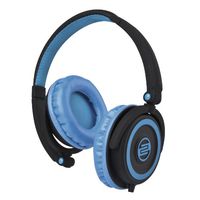 Reloop Flash Back DJ Headphones, Blue-Black