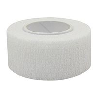 Vet Wrap Medical Tape for Skin Bandage Tape Vet Tape 1 inch x 12 Pack White Cohesive Bandage Fabric Self Sticking Bandage Wrap Self Adhering Bandage Waterproof Wrap Bandage Self Adhesive Tape