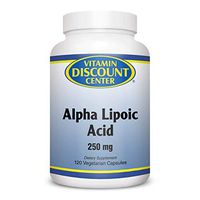 Vitamin Discount Center Alpha Lipoic Acid 250 mg, 120 Veg Capsules