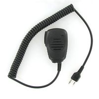 Valley Enterprises Compact Waterproof Two-Way Radio Speaker Mic for Midland w/Audio Out Jack