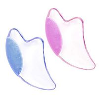 Luminous Crystal Gua Sha Facial Tools Best Gua Sha Scraping Massage Tools,Natural Guasha Board for SPA Acupuncture Therapy Trigger Point Treatment on Face Back Foot Red