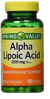 Spring Valley - Alpha Lipoic Acid 200 mg, 100 Capsules by Spring Valley