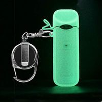 CEOKS for Smok Nord Silicone Case with Keychain Anti-Loss Holder Carrying case Rubber Skin wrap (Luminous)