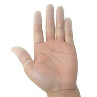 Disposable Translucent Latex Finger Cots Rubber Fingertips Protective Art Latex Tissue Finger Cot (250 PCS)