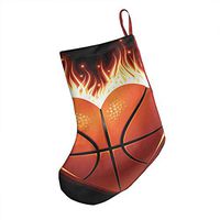Heart Shaped Basketball Great Xmas Socks Hanging Decoration Candy Bag Party Holiday Christmas Santa Claus Home Decor Gift