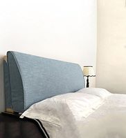 Mat Cushion - Linen Headrest Pillow Sponge Filled Single, Double, Extra Large/Bed Head Cover Washable Sofa Cushion (Color : E, Size : 180x10x50cm)