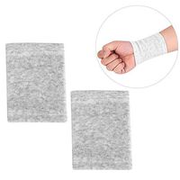 Qiterr Bracers Bamboo Charcoal Stretching Sweat Sports Warm Bracers