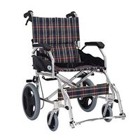MEI Walker Portable Small Wheel Wheelchair, Aluminum Alloy Folding Ultra Light Elderly Disabled Travel Walker