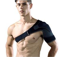 Left and Right Hand Shoulder Brace Support Sports Direct,Shoulder Stability Support Brace Sling with Pressure Pad (Black)