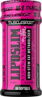 Musclesport Liposlim™ for Her 60 Soft Gels, Essential Fatty Acids (EPA & DHA), Non-Stim Fat Metabolizer, Weight Loss for Women