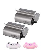 Toothpaste Tube Squeezer Animal Toothpaste Clip Rollers Metal Practical Seat Holder 4 pcs Toothpaste Squeezer for Every Home VANCON