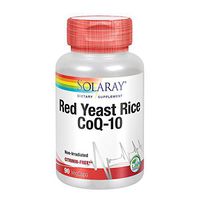 Solaray Red Yeast Rice Plus CoQ-10 | with Niacin for Added Cardiovascular Health Support | Non-Irradiated and with Out Citrinin | 90 Vegetarian Capsules