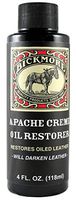 Bickmore Apache Creme Oil Restorer 4 Ounce - Restores Oiled Leather - Great for Apache or Distressed Leather Boots, Shoes, Bags, and More
